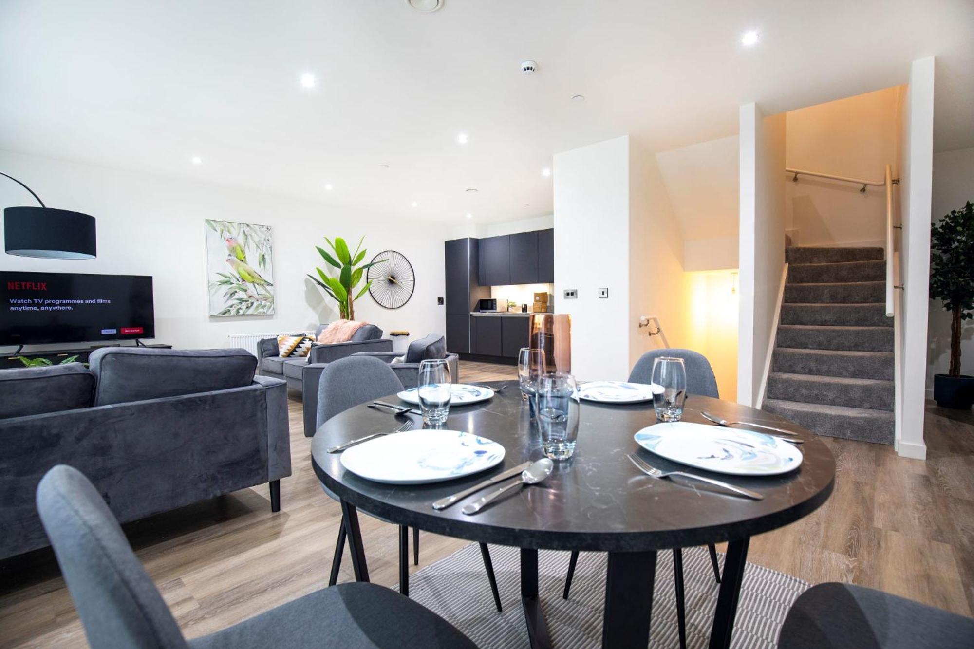 맨체스터 Luxury Free Parking Townhouse 빌라 외부 사진
